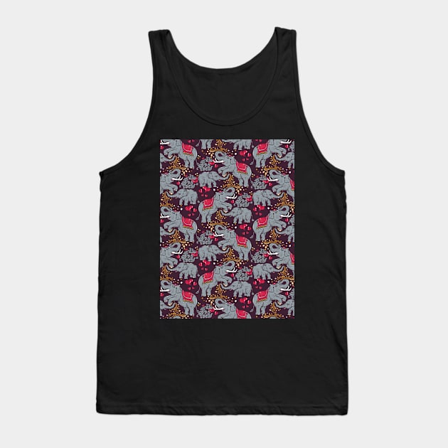 Thai elephants family Tank Top by nokhookdesign